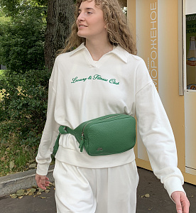 Нагрудная сумка с велосипедом