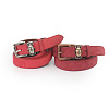 Ремень с жучком замшевый